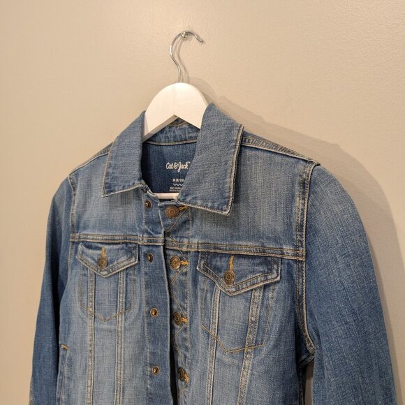 Cat & Jack Denim Jean Jacket Classic Versatile Everyday Fashion - Size M(8/10) - Picture 3 of 6